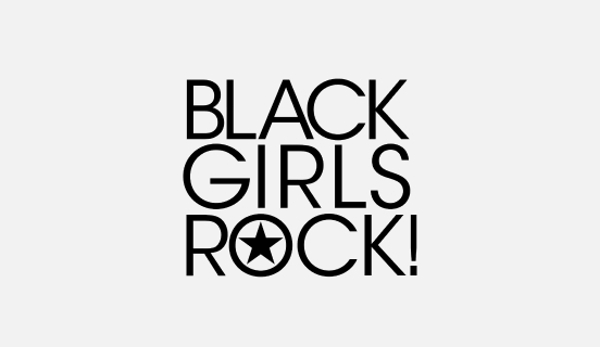 Black Girls Rock logo linking to Black girls rock charity shop