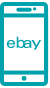 Icon of phone with eBay app