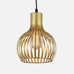 A gold lamp linking to up to 60% off home sale