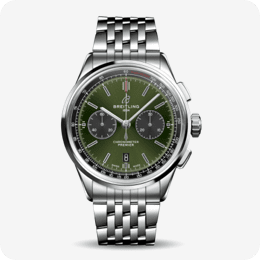 A Breitling watch.