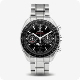 An OMEGA Speedmaster watch.