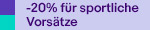 -20% für sportliche Vorsätze