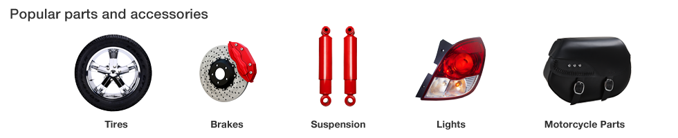 Popular parts and accessories